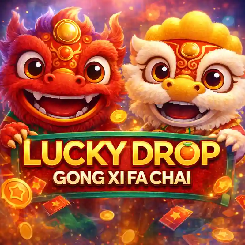 Lucky Drop Gong Xi Fa Chai Game Logo
